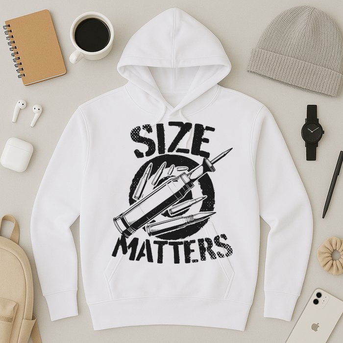 Size Matters funny military joke tanker army ammunition Hoodie
