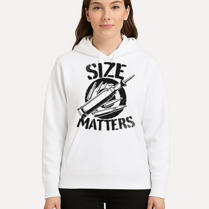 Size Matters funny military joke tanker army ammunition Hoodie