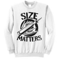 Size Matters funny military joke tanker army ammunition Sweatshirt