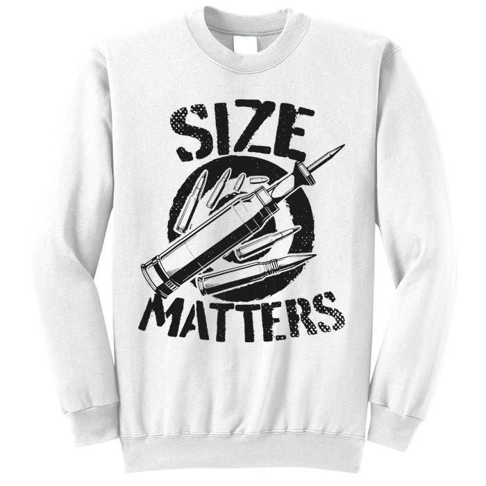 Size Matters funny military joke tanker army ammunition Sweatshirt