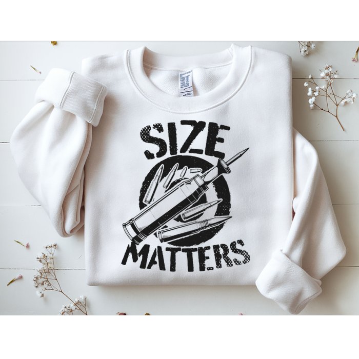 Size Matters funny military joke tanker army ammunition Sweatshirt