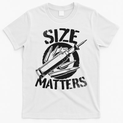 Size Matters funny military joke tanker army ammunition T-Shirt