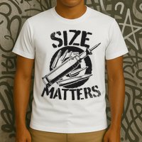 Size Matters funny military joke tanker army ammunition T-Shirt