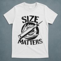 Size Matters funny military joke tanker army ammunition T-Shirt