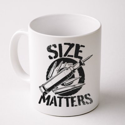 Size Matters funny military joke tanker army ammunition Mug