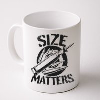 Size Matters funny military joke tanker army ammunition Mug