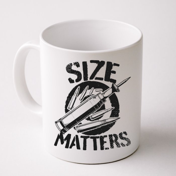 Size Matters funny military joke tanker army ammunition Mug