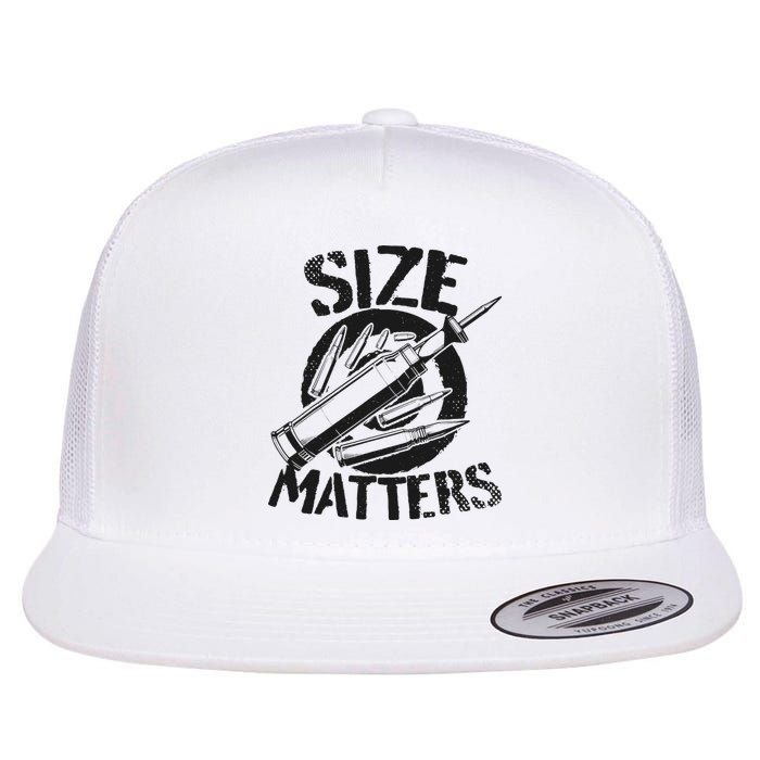 Size Matters funny military joke tanker army ammunition Flatbill Hat