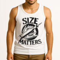 Size Matters funny military joke tanker army ammunition Tank Top