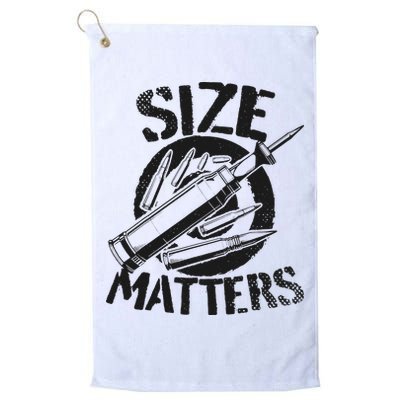 Size Matters funny military joke tanker army ammunition Golf Towel
