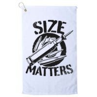Size Matters funny military joke tanker army ammunition Golf Towel