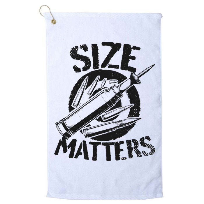 Size Matters funny military joke tanker army ammunition Golf Towel