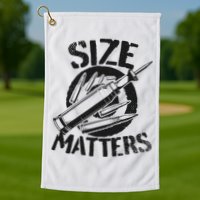 Size Matters funny military joke tanker army ammunition Golf Towel