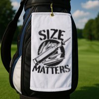 Size Matters funny military joke tanker army ammunition Golf Towel