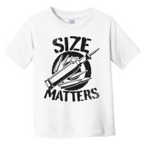 Size Matters funny military joke tanker army ammunition Toddler T-Shirt