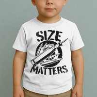 Size Matters funny military joke tanker army ammunition Toddler T-Shirt