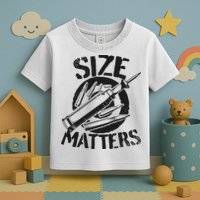 Size Matters funny military joke tanker army ammunition Toddler T-Shirt