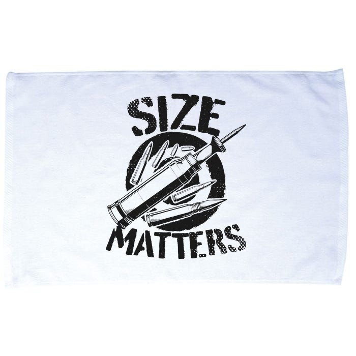 Size Matters funny military joke tanker army ammunition Microfiber Hand Towel