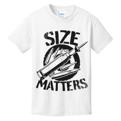 Size Matters funny military joke tanker army ammunition Kids T-Shirt