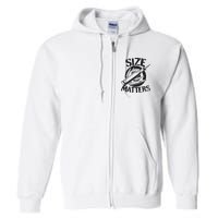Size Matters funny military joke tanker army ammunition Full Zip Hoodie