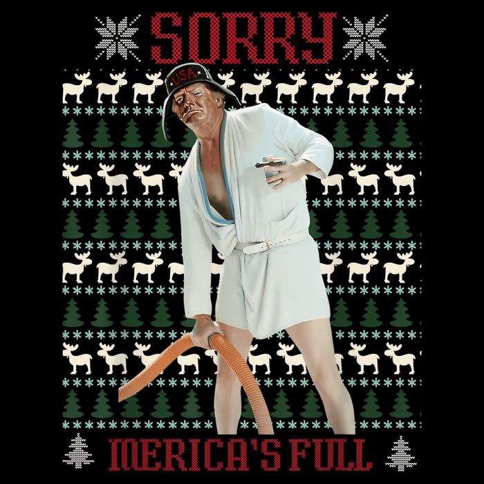 Sorry MericaS Full Funny Trump Ugly Christmas Impact Tech Backpack