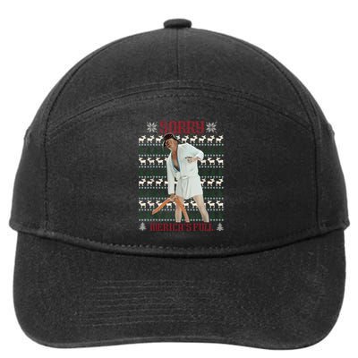 Sorry MericaS Full Funny Trump Ugly Christmas 7-Panel Snapback Hat