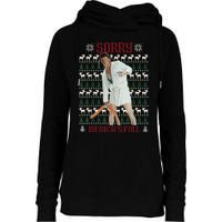 Sorry MericaS Full Funny Trump Ugly Christmas Womens Funnel Neck Pullover Hood