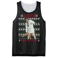 Sorry MericaS Full Funny Trump Ugly Christmas Mesh Reversible Basketball Jersey Tank