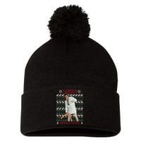 Sorry MericaS Full Funny Trump Ugly Christmas Pom Pom 12in Knit Beanie