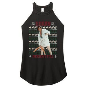 Sorry MericaS Full Funny Trump Ugly Christmas Women's Perfect Tri Rocker Tank