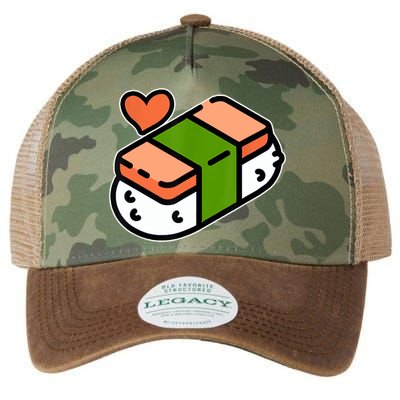 Spam Musubi Food Instruction Diagram Japanese Hawaiian Sushi Legacy Tie Dye Trucker Hat