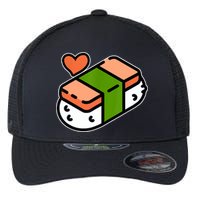 Spam Musubi Food Instruction Diagram Japanese Hawaiian Sushi Flexfit Unipanel Trucker Cap