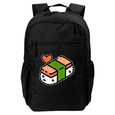 Spam Musubi Food Instruction Diagram Japanese Hawaiian Sushi Backpack