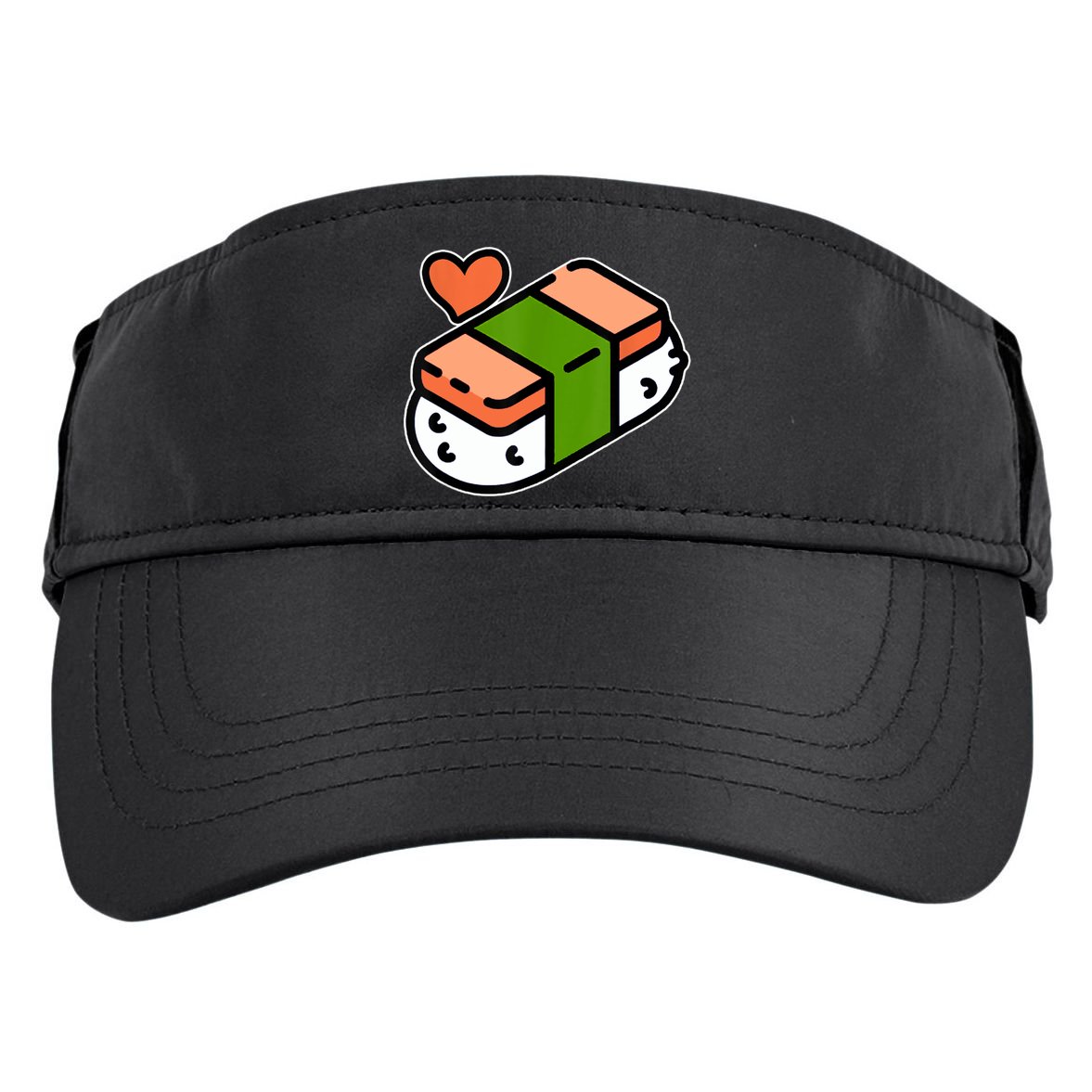 Spam Musubi Food Instruction Diagram Japanese Hawaiian Sushi Adult Drive Performance Visor