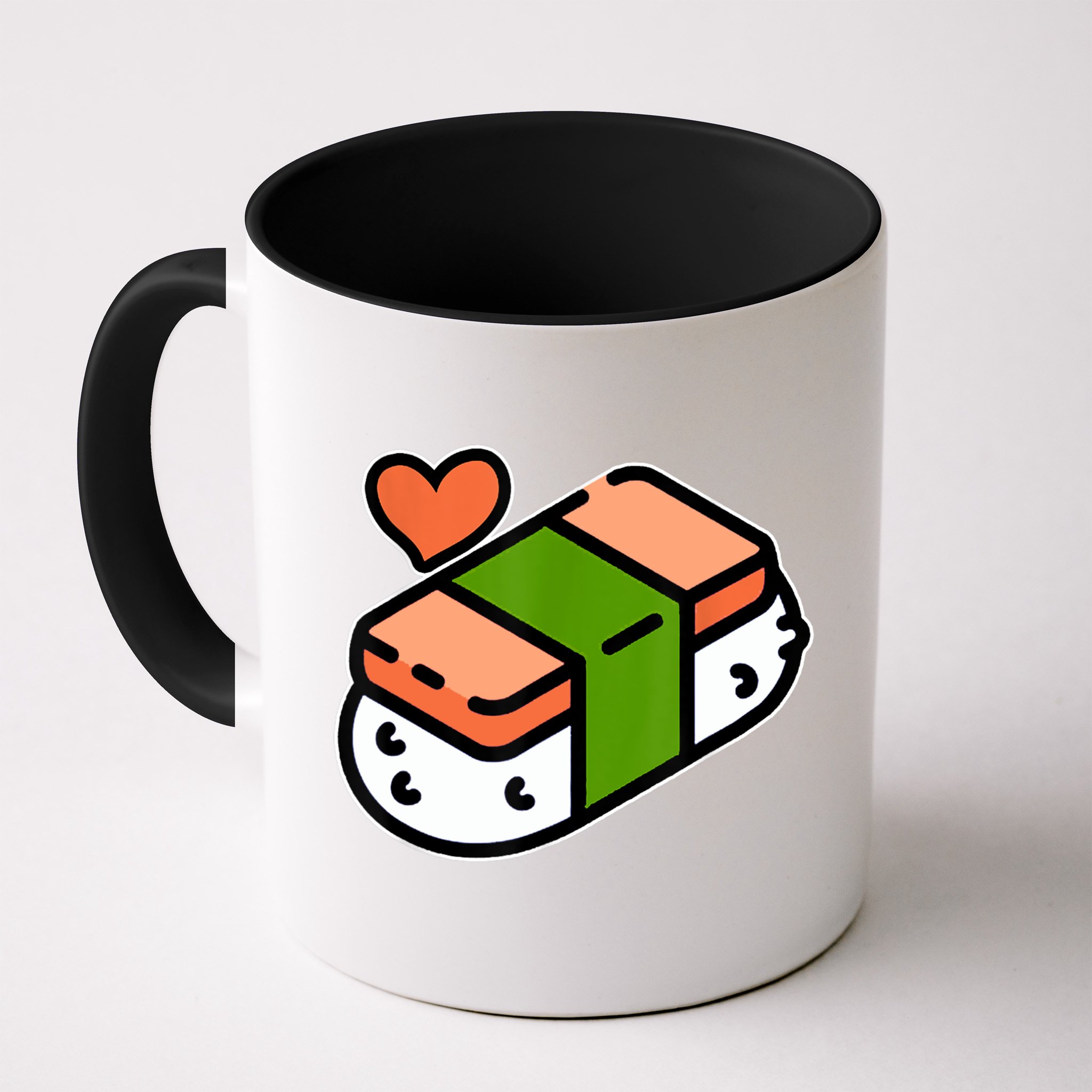 Spam Musubi Food Instruction Diagram Japanese Hawaiian Sushi Mug
