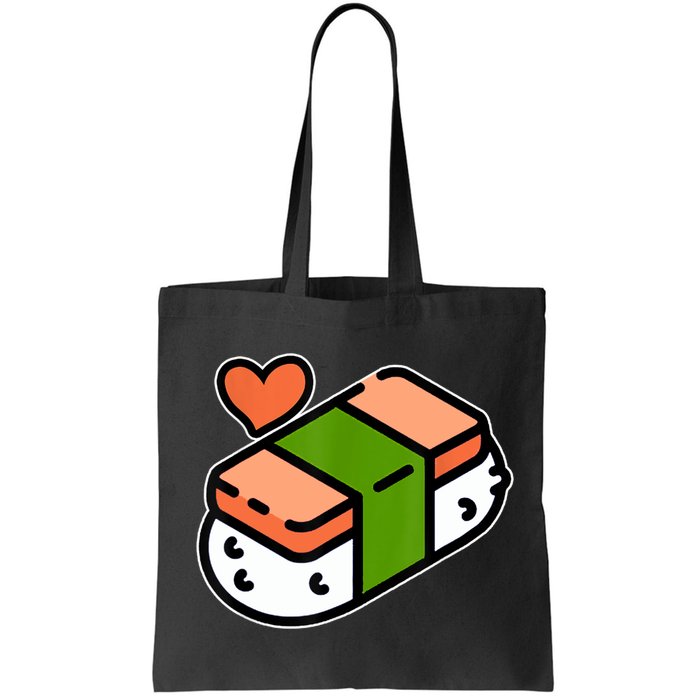 Spam Musubi Food Instruction Diagram Japanese Hawaiian Sushi Bag
