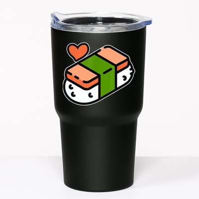Spam Musubi Food Instruction Diagram Japanese Hawaiian Sushi Tumbler