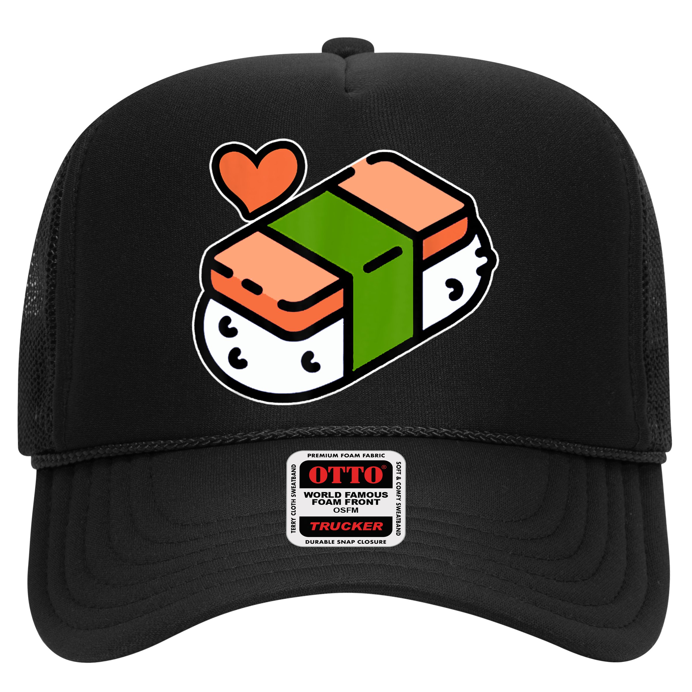 Spam Musubi Food Instruction Diagram Japanese Hawaiian Sushi Hat
