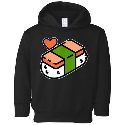 Spam Musubi Food Instruction Diagram Japanese Hawaiian Sushi Toddler Hoodie