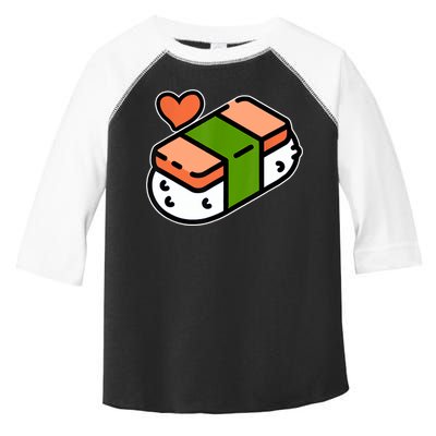 Spam Musubi Food Instruction Diagram Japanese Hawaiian Sushi Toddler Fine Jersey T-Shirt