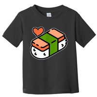 Spam Musubi Food Instruction Diagram Japanese Hawaiian Sushi Toddler T-Shirt