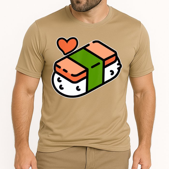Spam Musubi Food Instruction Diagram Japanese Hawaiian Sushi Performance Shirt