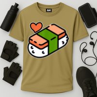 Spam Musubi Food Instruction Diagram Japanese Hawaiian Sushi Performance Shirt