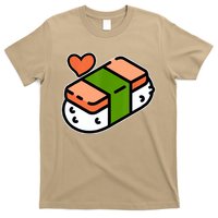 Spam Musubi Food Instruction Diagram Japanese Hawaiian Sushi T-Shirt