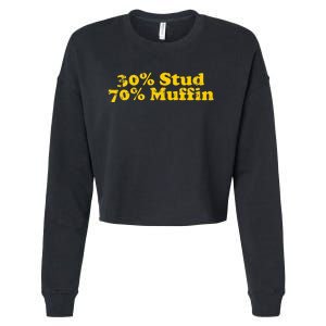 Stud Muffin Funny 30 Stud 70 Muffin Cropped Pullover Crew