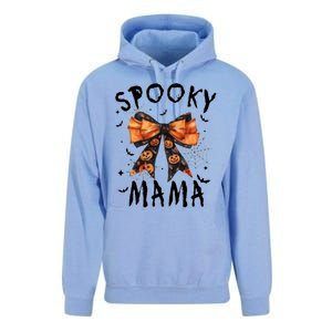 Spooky Mama Funny Pumpkin Halloween Season Matching Family Unisex Surf Hoodie