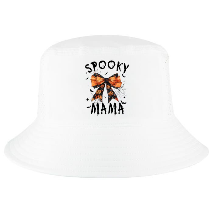 Spooky Mama Funny Pumpkin Halloween Season Matching Family Cool Comfort Performance Bucket Hat