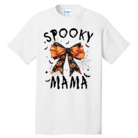 Spooky Mama Funny Pumpkin Halloween Season Matching Family Tall T-Shirt