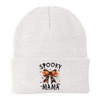 Spooky Mama Funny Pumpkin Halloween Season Matching Family Knit Cap Winter Beanie