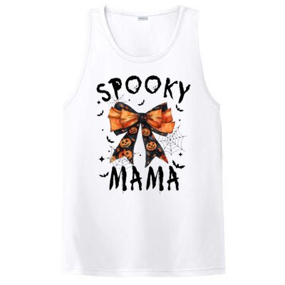 Spooky Mama Funny Pumpkin Halloween Season Matching Family PosiCharge Competitor Tank